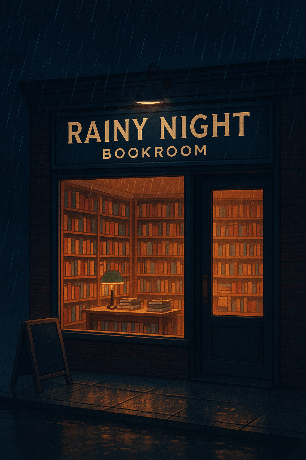 Rainy Night Bookroom